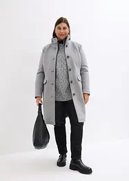 Lange winterjas in layerlook, bonprix