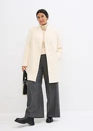 Korte coat in wollen look, bonprix