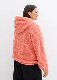 Fleece hoodie van teddy, bonprix