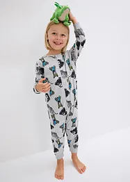 Kinderen pyjama onesie van biologisch katoen, bonprix