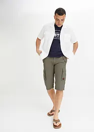 Cargo bermuda van katoen, regular fit, bonprix