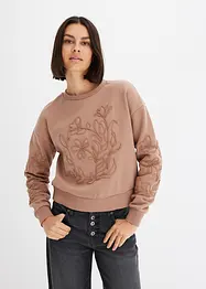 Sweater met koord versiering, bonprix