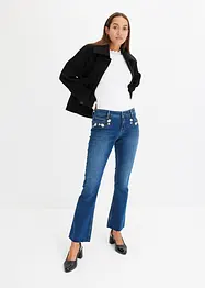 Jeans met mid waist, bonprix