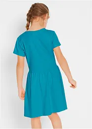 Jersey jurk van biologisch katoen (set van 2), bonprix