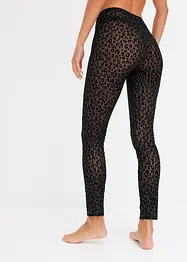 Legging met fluwelen patroon, bonprix