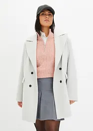 Korte coat in wollen look, bonprix