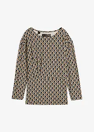 Shirt met drapering, bonprix