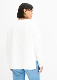 Oversized sweater van biologisch katoen, bonprix
