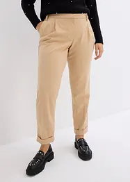 Smalle broek met omslag, bonprix