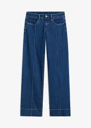 Wide leg jeans met low waist, bonprix