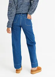 Wide leg jeans met low waist, bonprix