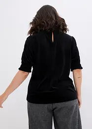 Shirt van zacht fluweel, bonprix