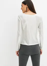 Longsleeve met glittergaren, bonprix