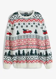Fijngebreide kersttrui, bonprix