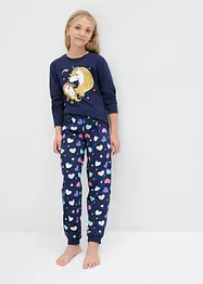 Meisjes pyjama met biologisch katoen (2-dlg. set), bonprix