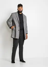 Broek met comfortband in wollen look, regular fit, bonprix