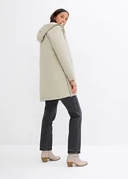 Wijde winterparka met capuchon en teddy voering, bonprix