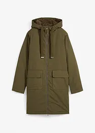 Wijde winterparka met capuchon en teddy voering, bonprix