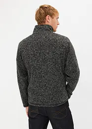 Gebreid fleece vest met teddy voering, bonprix