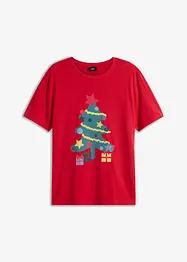 T-shirt met kerstprint, bonprix