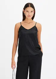 Glanzende top, bonprix