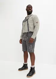 Tiroler bermuda van imitatieleer, bonprix