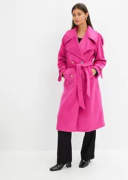 Trenchcoat in wollen look, bonprix