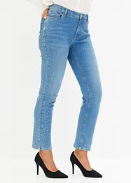 Jeans met stras, bonprix