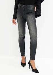 Skinny jeans met stras, bonprix