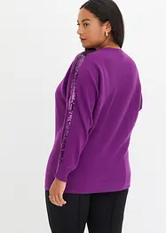 Trui met pailletten, bonprix