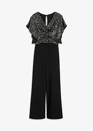 Jumpsuit met pailletten, bonprix