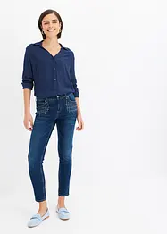 Skinny jeans met mid waist, bonprix