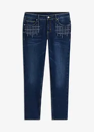 Skinny jeans met mid waist, bonprix