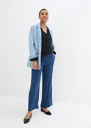 Tuniek met V-hals, lange mouw, bonprix