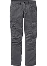 Relexed fit cargo broek van puur katoen, straight, bonprix