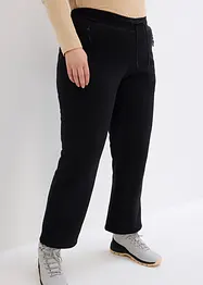 Thermo outdoor joggingbroek met fleece voering, wijd model, bonprix