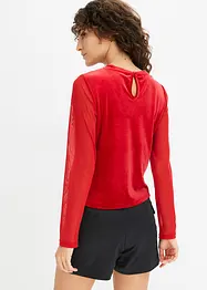 Longsleeve met mesh, bonprix