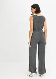 Jersey jumpsuit met glitter, bonprix