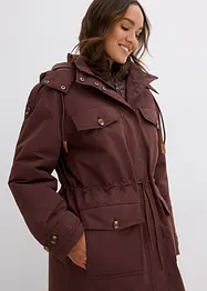 Lange winterjas in layerlook, bonprix