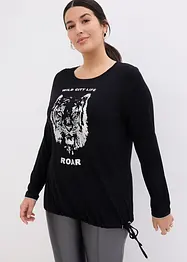 Longsleeve met tijgerprint, bonprix