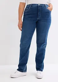 Straight thermojeans met high waist, bonprix