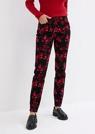 Twill broek met print, bonprix