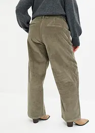 Wijde corduroy stretch broek, bonprix