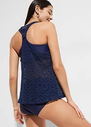 Tankini (2-dlg. set) van kant, bonprix