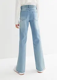 Meisjes wijd uitlopende jeans, bonprix