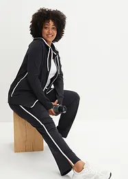 Stretch joggingpak van katoen (2-dlg. set), bonprix