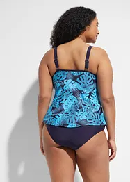 Tankini met gerecycled polyamide (2-dlg. set) met plooitjes, bonprix