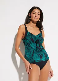 Tankini met gerecycled polyamide (2-dlg. set) met plooitjes, bonprix