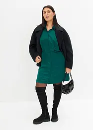 Satijnen mini jurk, bonprix