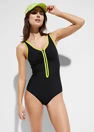 Corrigerend badpak met een ritssluiting, licht corrigerend, bonprix